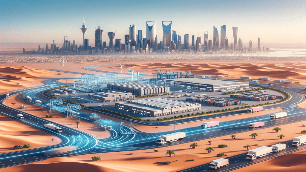 A modern logistics landscape in Saudi Arabia