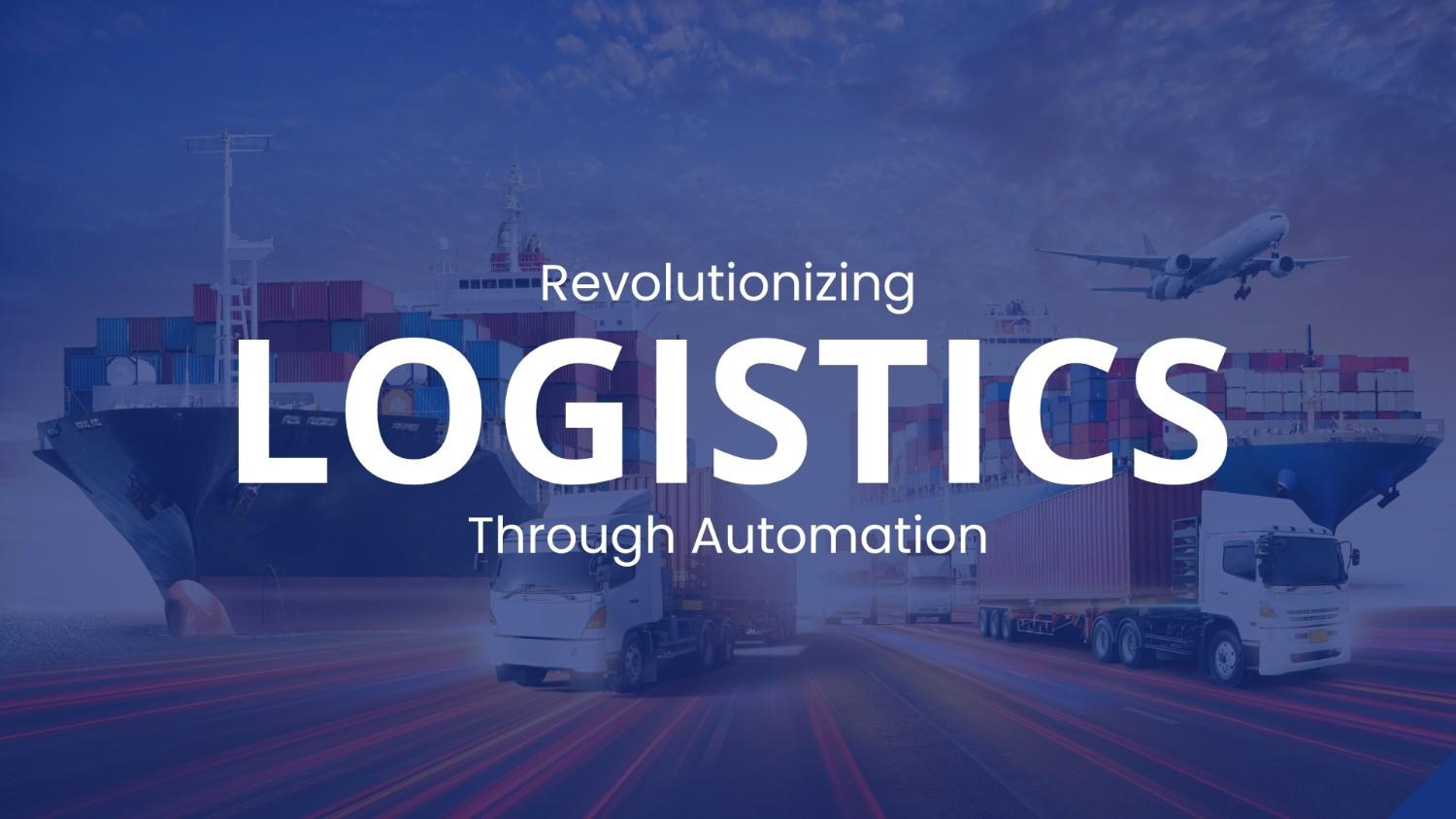 AI-driven logistics automation